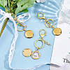 4Pcs 316 Stainless Steel Locket Pendant Decorations KEYC-HS00024-4