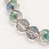 Electroplate Glass Beads Strands EGLA-J015-10mm-WLS13-1