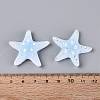 Transpant Resin & Paillette Decoden Cabochons CRES-Q222-01F-4