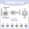 100Pcs Tibetan Style Alloy Charms FIND-SC0010-75B-2