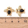 Brass Micro Pave Cubic Zirconia Pendants KK-A284-16G-01-3
