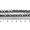 Electroplate Glass Bead Strands LS-EGLA-R042-6mm-06-3