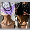 1Pc 304 Stainless Steel Cuban Link Chain Necklaces for Men Women NJEW-SP0001-23C-6