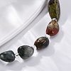 Natural Bloodstone Beaded Bracelets for Women G-P563-07P-16-2