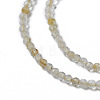 Natural Gold Rutilated Quartz Beads Strands G-F596-25B-3mm-3