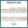 2Yards Iron & Glass Beaded Trim Garland Strand OCOR-ME0001-70-2