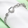 304 Stainless Steel Link Bracelets BJEW-H644-14P-3