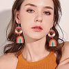 SUPERFINDINGS DIY 6 Pairs Polymer Clay Dangle Earring Kits DIY-FH0002-19-6