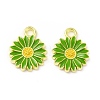 Alloy Enamel Charms FIND-H035-01F-LG-2