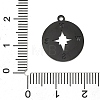 Ion Plating(IP) 304 Stainless Steel Pendants STAS-T044-236B-3