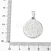 304 Stainless Steel Pendants Rhinestone Settings SA-CBA34D4-04P-3