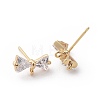 Brass Stud Earrings Findings X-KK-S345-194-1