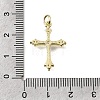 Easter Brass Clear Cubic Zirconia Pendants KK-G602-01G-3