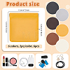 6Pcs 6 Colors Imitation Leather Shrapnel Change Purse ABAG-PB0001-04-2