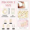 50Pcs 5 Styles UV Plating Opaque Acrylic Beads PACR-TA0001-31A-5