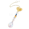 Hollow Alloy Hanging Ornaments HJEW-Q012-05F-3