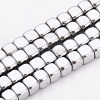 Electroplate Non-magnetic Synthetic Hematite Beads Strands G-Q486-111D-1