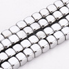 Electroplate Non-magnetic Synthetic Hematite Beads Strands G-Q486-111D-1