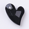 Opaque Acrylic Charms MACR-G055-11mm-01-3