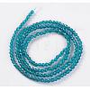 Glass Beads Strands X-EGLA-E057-02B-10-3