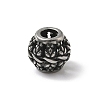 304 Stainless Steel European Beads STAS-H238-09F-AS-1