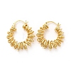 Spring Ring Brass Hoop Earrings for Women EJEW-M026-04G-1