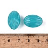 Handmade Ribbed Lampwork Beads LAMP-N042-01E-3