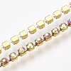 Brass Claw Chain Stretch Bracelets BJEW-T010-03G-08-4