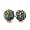 Rhinestone Brass Beads KK-D295-07G-01-1