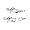 Tibetan Style Alloy Hook and Eye Clasps X-LF1157Y-NF-1