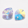 Faceted K9 Glass Rhinestone Charms LS-RGLA-F053-E-001AB-2