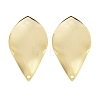 Brass Stud Earrings Findings EJEW-B063-02G-02-1