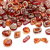  96PCS 12Style Transparent Acrylic Beads MACR-PH0001-66-1