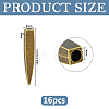 16Pcs Zinc Alloy Cord End FIND-FH0018-03AB-2
