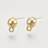 Alloy Stud Earring Findings PALLOY-S121-254B-1