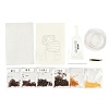 MIYUKI Seed Beads Canele Brooch Making Kits DIY-H165-04F-3