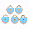 Alloy Enamel Charms ENAM-S121-039D-2