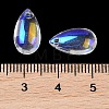 Transparent Glass Charms GLAA-U002-01D-3