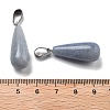 Natural Blue Aventurine Pendants G-T081-36-3