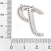 Brass Micro Pave Clear Cubic Zirconia Pendants CU-CBA8481-01P-P-3