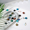 Yilisi 24Pcs 12 Styles Star Natural & Synthetic Gemstone Pendants G-YS0001-22-6