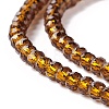 Transparent Glass Beads Strands GLAA-C019-01A-12-3