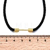 3MM Round Nylon Milan Cord Necklaces Making NJEW-H091-01G-27-3