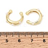 Brass ABS Plastic Pearl Cuff Earrings for Women PL-CBA43D6-01G-5