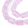 Transparent Crackle Glass Beads Strands GLAA-NH0001-04-A03-4