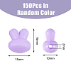 DICOSMETIC 150Pcs Opaque Solid Color Bunny Acrylic Beads MACR-DC0001-06-2