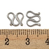 Non-Tarnish 304 Stainless Steel S-Hook Clasps STAS-U007-19A-P-3