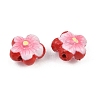 Printed Cinnabar Beads CARL-A001-01C-2