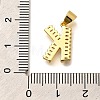 Rack Plating Brass Micro Pave Cubic Zirconia Pendants KK-L226-100G-K-3