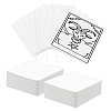 Square Paper Blank Greeting Cards DIY-NB0015-57A-1